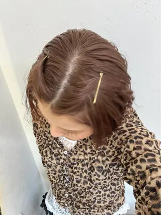 カラー ayaka/暖色 /ニュアンスボブのヘアスタイル