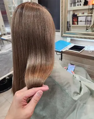 セミロング 韓国ヘア🇰🇷 レイヤー/芝春樹のヘアスタイル