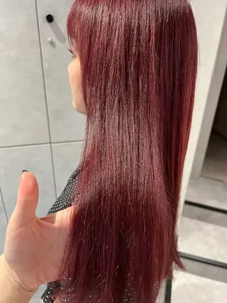 ロング カラー たかはし まいのヘアスタイル