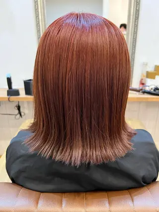 ミディアム カラー 🐰ハイトーンカラー 畠山　渡🐰のヘアスタイル