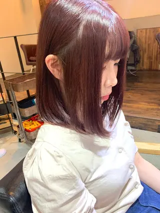 ミディアム カラー メンズヘア/レイヤー /ボブ山内春輝のヘアスタイル