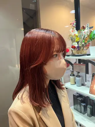セミロング Indexhair 錦糸町店所属・カラーモデル募集 🫧彩花🦋のヘアスタイル