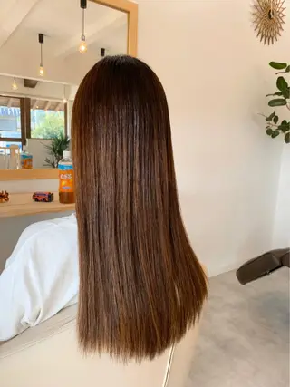 ロング 山内 瑞穂のヘアスタイル