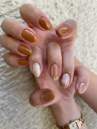 ロング カラー ヘアアレンジ キッズ ネイル マツエク・マツパ アイブロウ 福田 加奈のネイルデザイン