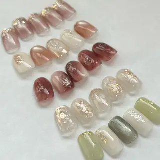 ネイル Ray. ちゅるん系ニュアンスのネイルデザイン