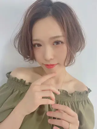 ショート 髪質改善 🍀岡村凌也のヘアスタイル