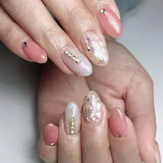 セミロング ネイル ☺︎山部 志麻☺︎のネイルデザイン