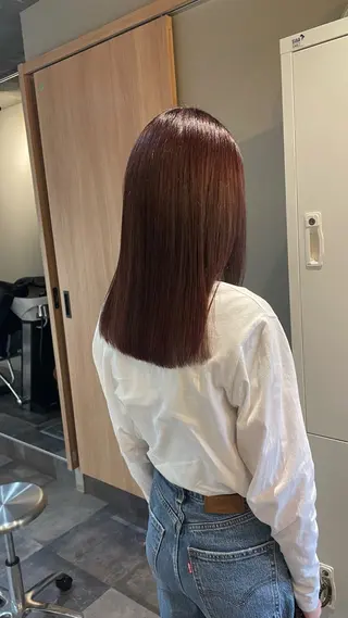 セミロング カラー 鎌田卓也/髪質改善 /透明感カラーのヘアスタイル