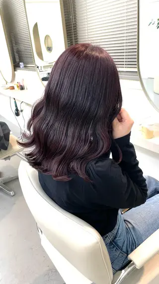 ミディアム カラー link by urban.所属・miyu 名古屋駅/似合わせのヘアスタイル