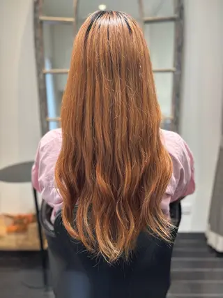 セミロング カラー ducha所属・DUCHA Tomida naoのヘアスタイル