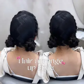 ロング ヘアアレンジ yurina🩰新宿 艶カラー・アレンジのヘアスタイル