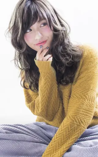 ロング Agu  hair rupia 金沢店所属・金沢美容室/ 艶髪/夜営業/JINのヘアスタイル