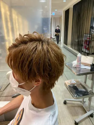 ショート カラー メンズ 柳澤 和也のヘアスタイル
