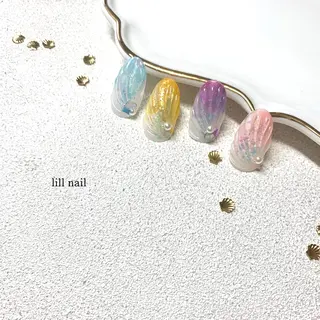 ミディアム pllia beautyのネイルデザイン