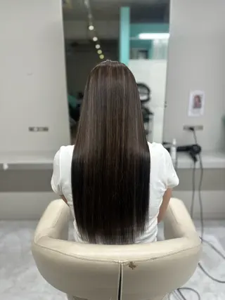 ロング カラー LeeHorie MIUのヘアスタイル