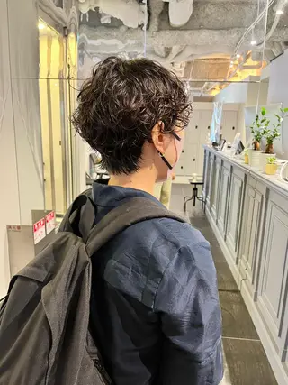 ショート パーマ ショート/パーマ/ カラー/FUKOのヘアスタイル