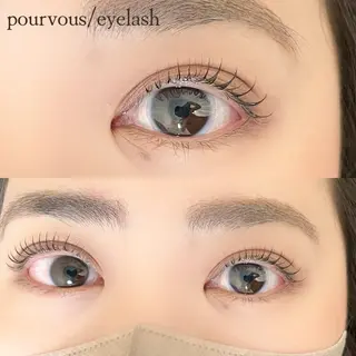 マツエク・マツパ アイブロウ pour voursのマツエク・マツパデザイン