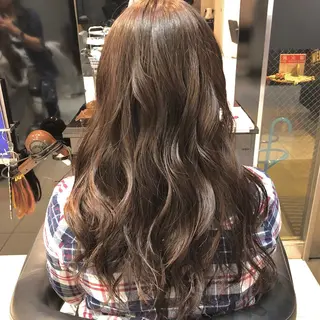 ロング カラー 女性リピ90%🍨 🩷佐藤みずきのヘアスタイル