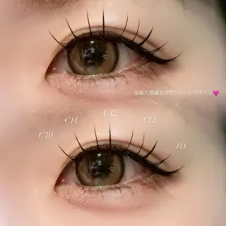 マツエク・マツパ minori 🩰Makea福岡のマツエク・マツパデザイン