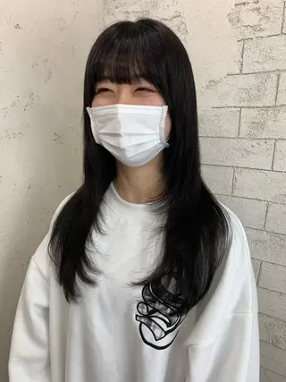 ロング 韓国レイヤーカット/ 🩶HARUKA🩶のヘアスタイル