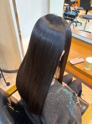 ロング 小川 涼のヘアスタイル