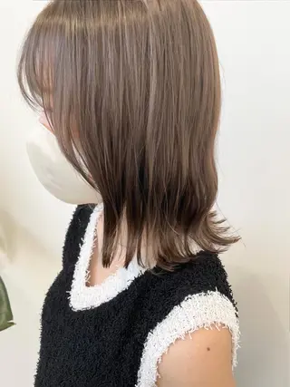 ミディアム カラー 大西 暦のヘアスタイル