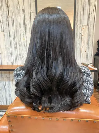 ロング Keshiki   hair design所属・くびれショート・ボブ カットorパーマ特化のヘアスタイル