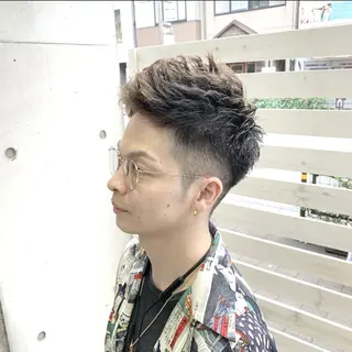 ショート メンズ 二狼  （じろう）のヘアスタイル