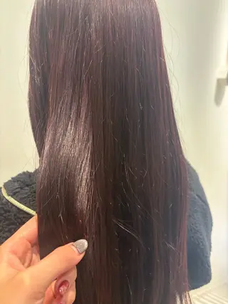 ロング カラー 堀 ゆきみのヘアスタイル