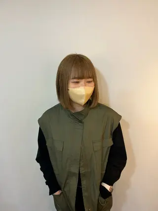 ミディアム カラー be'leef eje 樟葉店所属・若林 玲奈のヘアスタイル