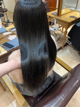 ロング カラー 🥀韓国ヘア🥀 宮津真菜のヘアスタイル