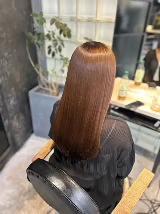 ロング 🌷ブリーチ縮毛矯正 /mina🌷のヘアスタイル