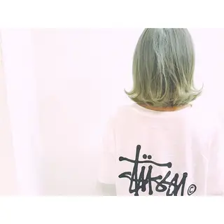 ショート ミディアム カラー _sugosu_所属・西村 達哉のヘアスタイル