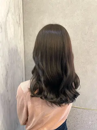 セミロング カラー RIN🩶レイヤー /ハッシュカットのヘアスタイル