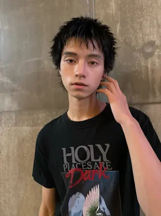 ショート メンズ 渋谷/メンズパーマ/ ミディアム/田代昂平のヘアスタイル