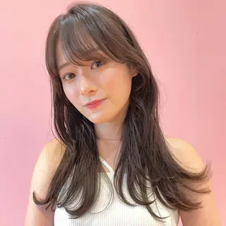 セミロング 🫧透明感ヘア🫧 🧸竹花　彩希🧸のヘアスタイル