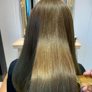 ロング カラー パーマ ヘアアレンジ Lond jeloud 名古屋所属・髪質改善 の達人/杉原碧仁のヘアスタイル