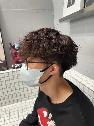 ショート カラー パーマ メンズ 🔥メンズヘア🔥 セヤシュウヘイのヘアスタイル