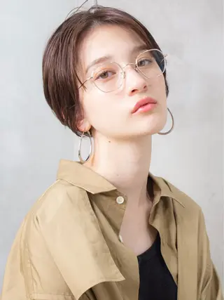 ショート カラー 🉐レイヤー/塩見 弘樹🉐渋谷のヘアスタイル