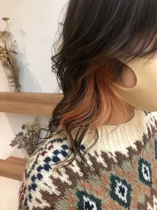 ミディアム カラー m yuのヘアスタイル