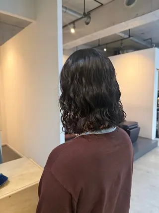 ミディアム デジタルパーマ/ ウェーブパーマ/神野のヘアスタイル