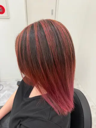 セミロング カラー 髪質改善 Chihiro🫧のヘアスタイル