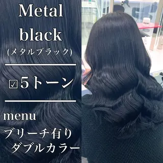 カラー ヘアアレンジ レイヤー×透明感カラ ーHAYATOのヘアスタイル