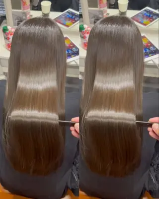 ロング ナナシ所属・✨髪質改善／縮毛矯正 木村和司✨のヘアスタイル