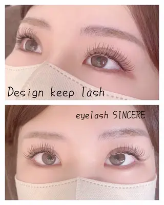 マツエク・マツパ eyelash SINCERE♡のマツエク・マツパデザイン