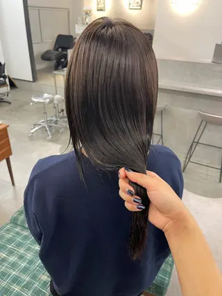 セミロング パーマ Elme所属・イージードリル募集 🔥平口はのんのヘアスタイル