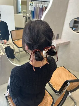 ヘアアレンジ 福島 果音のヘアスタイル