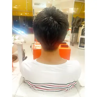 ショート 前さこ 結衣のヘアスタイル