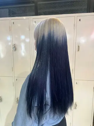 ロング 💥ウルフカット デザインあんな💥のヘアスタイル