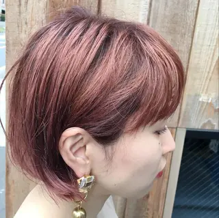 ショート カラー ノグチ ユウキ/ボブのヘアスタイル